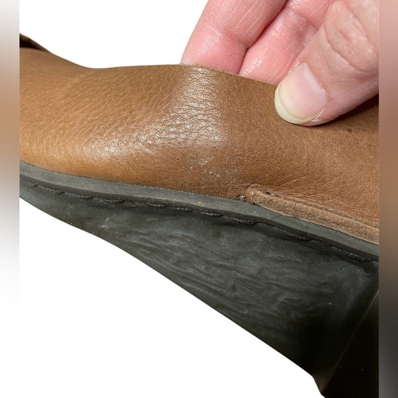 Trippen Carol Wedge Pumps in Brown Size 40/ US 9 Woman’s Ankle Straps - Picture 5 of 15